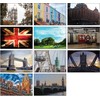 40 London Postcards - 40 Different Designs Printed on Bright