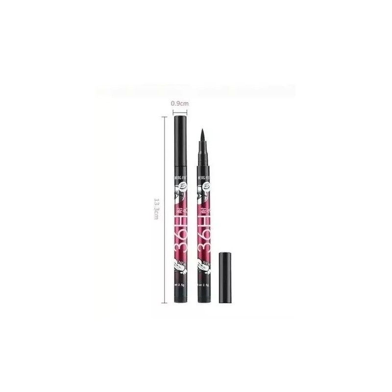 Huxia Beauty Delineador Tipo Plumon Para Ojos Negro Larga Duracion
