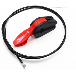 Lawn Mower Throttle Cable, Duty Universal Control Switch Kit, Zinc-Plated Replacement Cable with Anti-Corrosion Coating - Fit 65" Push Mowers