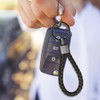 MytaYt Pack of 2 Car Keyrings Made of Braided Leather