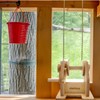 kizihaus Wooden Hand Winch Toy – Bucket Pulley System for