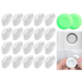 車のドアクッション 車ドア衝突防止 20個セット 車のドアクッション 車のドア保護ステッカー 車のドアの衝撃吸収およびサイレントガスケット 衝突回避防音シールステッカー自己接着性 (ホワイト)