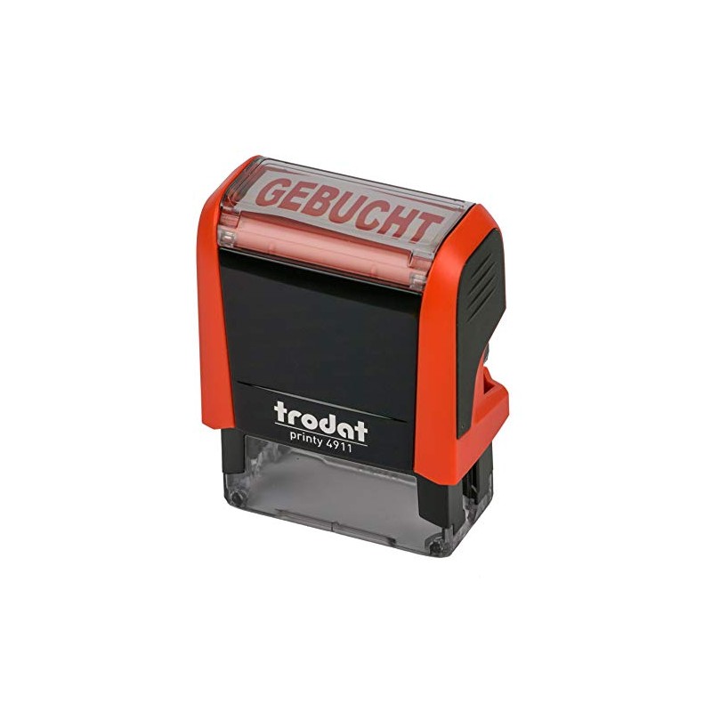 Trodat Printy 4912 Fire Red Booked Red