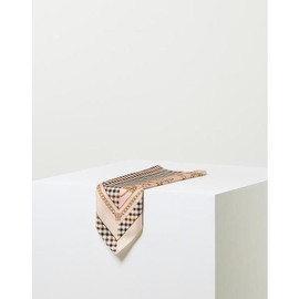 Daks (신세계강남점)DCSC1F825 베이지 체크체인 PETIT 삼각 스카프링 세트 (Sinsagae Gangnam Branch) DCSC1F825 Beige Check Chain PETIT Triangle Scarf Ring Set