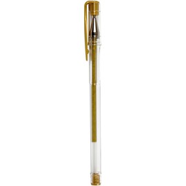 Gel Pens, gold, 6pcs