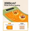 Warming Mat for Food, Rollable Electric Warming Tray, Silicone Heating