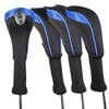 Andux Long Neck Golf Hybrid Club Head Covers with Dial
