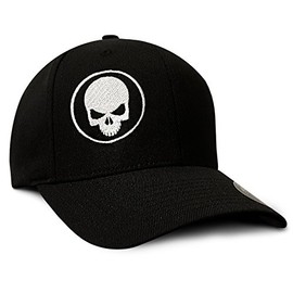 Military Skull United We Stand Baseball Hat Black Small Medium