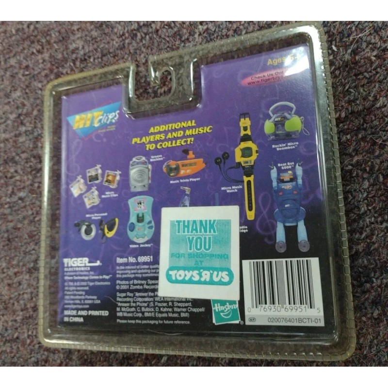 Tiger Hit Clips Tiger Micro Music HitClips Sugar Ray Answer