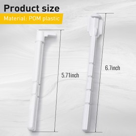 Flush Plate Handle Rod Set for Geberit 241.874.00.1 for UP320, Wall Hung Toilet Flush Plate Handle Rod Installation Plastic Toilet Parts