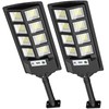 WYWNA Solar Street Lights Outdoor Waterproof, 6000K LED Dusk to