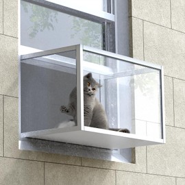 Window cat Perch Catio. Cat Window Box. Wood Window Catio. Cat Catio Window Perch. Window Catio for Indoor Cats. ZSHLXM