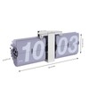 MhdunueSK Flipping Out Wall and Tabletop Flip Clock,Retro Automatic Page