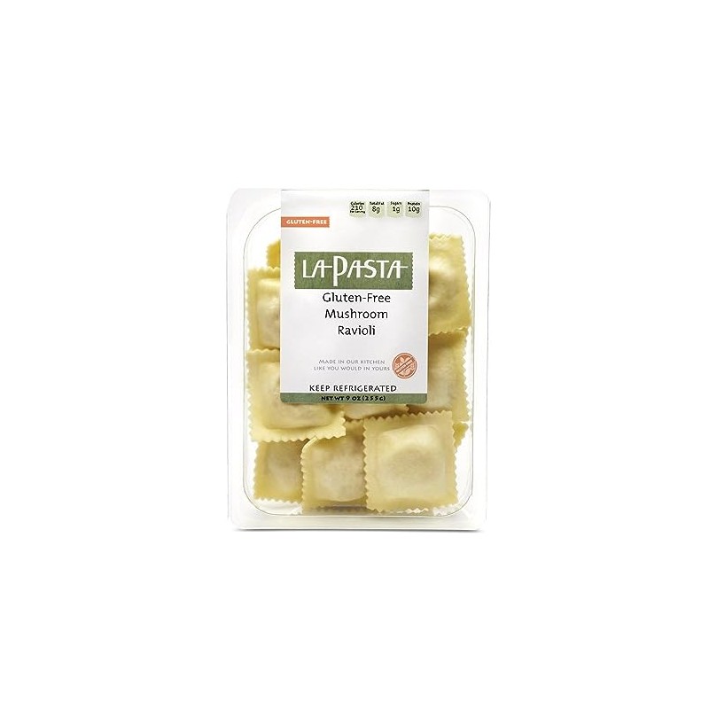 La Pasta Gluten Free Mushroom Ravioli (Case of 8)