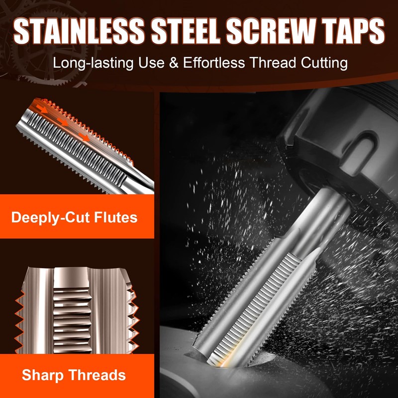 coobeast Thread Repair Kit, Thread Repair Tool with HSS Drill