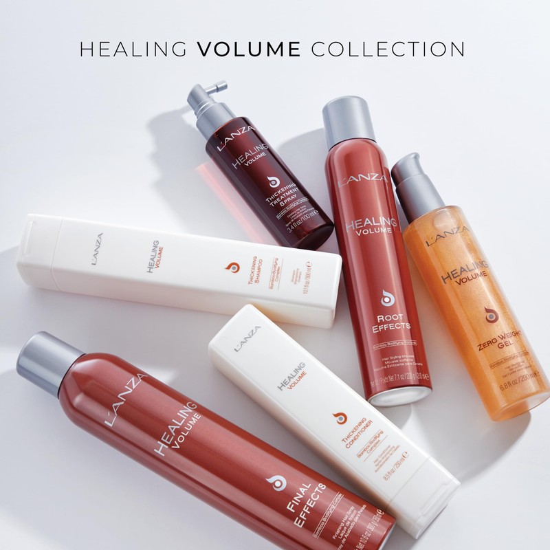 L'ANZA Healing Volume Thickening Treatment Hair Spray, Boosts Shine, Volume,