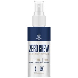 Healthy Pup No Chew Spray for Dogs to Stop Chewing - 8 oz Anti Chew Bitter Spray for Furniture, Wires, Wood - Extra Bitter and Sting Free