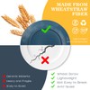 BUSOKIP Wheat Straw Dishes Set 40 PCS, Unbreakable Dinnerware Set