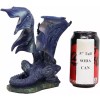 Midnight Dragon Figurine 7.75" Long Medieval Drogon Designer Resin Collection