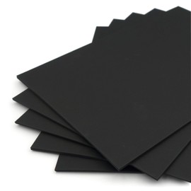 Rothmill A4 Black Card Stock, 210gsm (280 microns), Ideal for Arts and Craft, Office and Stationery Use - 50 Sheets