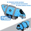 EMUST Dog Life Vests, Adjustable Dog Life Jacket with Rescue