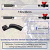Racing Fuel Jug Hose Kit,2 Sets High Flow Fuel Hoses