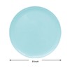 Youngever 9 Pack 20CM Re-usable Plastic Plates, Small Plates, Dinner