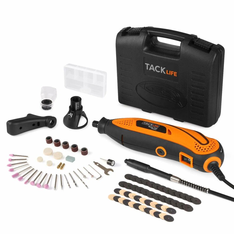 TACKLIFE Rotary Tool Kit Variable Speed with Flex shaft, 80