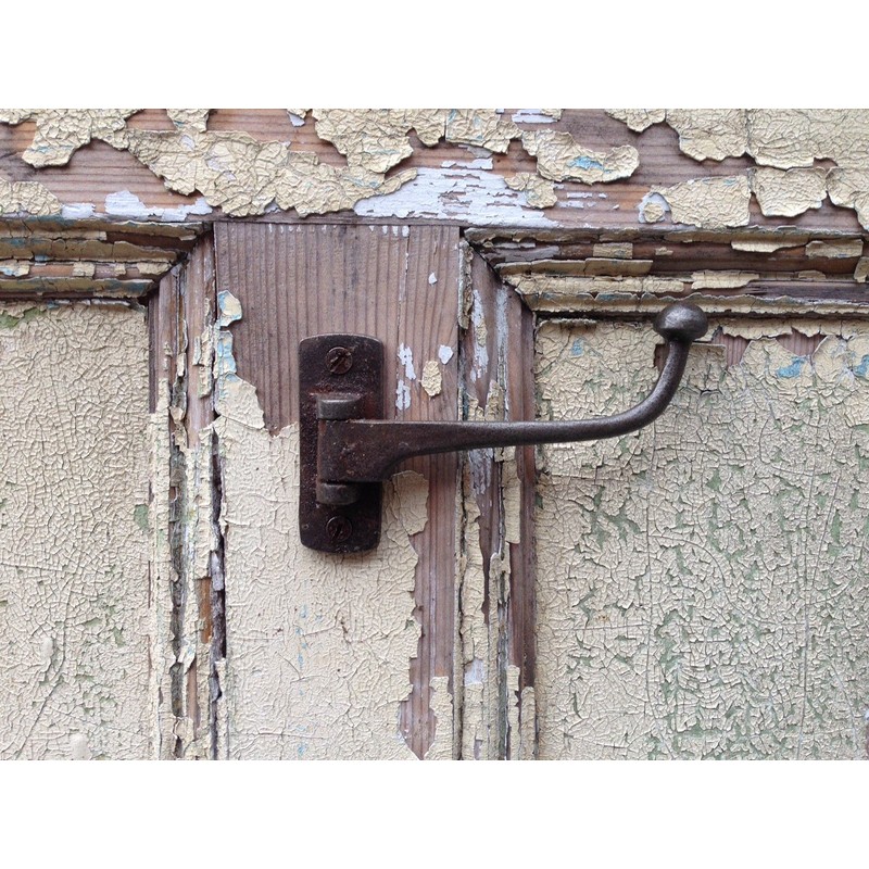 Antiques Warehouse ANTIQUE STYLE SWIVEL CAST IRON WARDROBE HOOK HAT