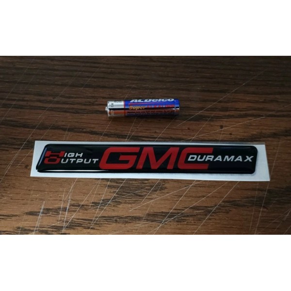 Unbranded GMC Duramax Allison High Output 3D Stick On Emblem