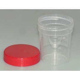 5 Urine Cup 125 ml Trial Jar + 1 Transparent Bag