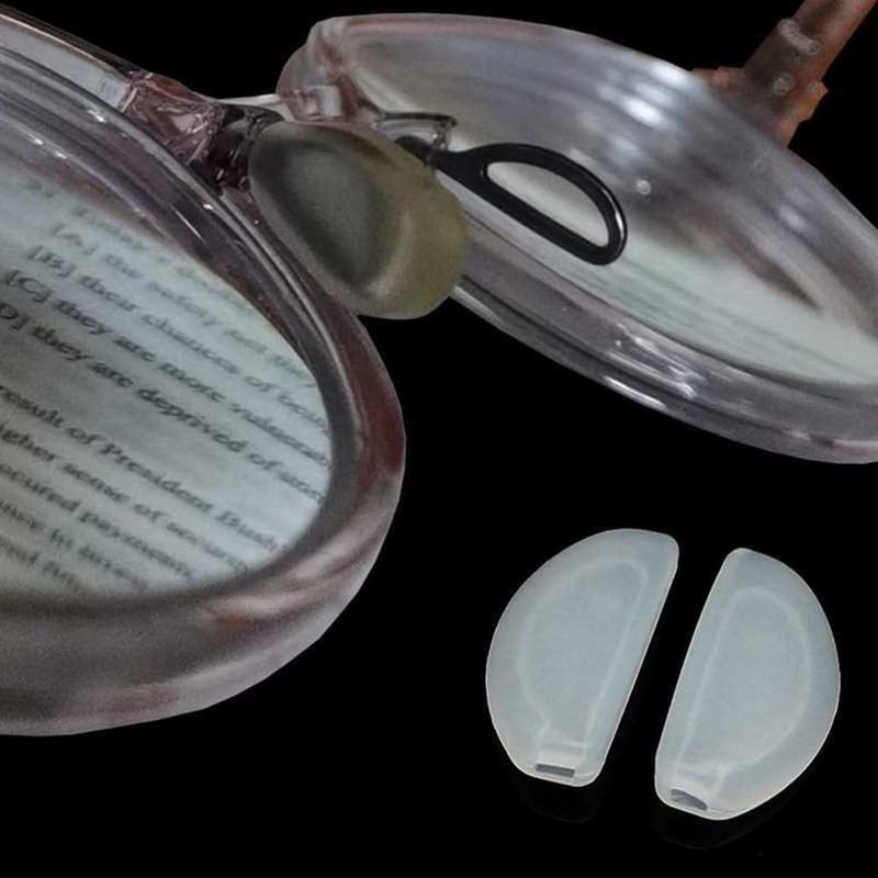 BEHLINE Eyeglass Nose Pads, Plug-in Replacement Glasses Nose Pieces Soft