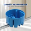 XGGYA 1 Gang PVC Round Ceiling Bar Hanger Electrical Box,