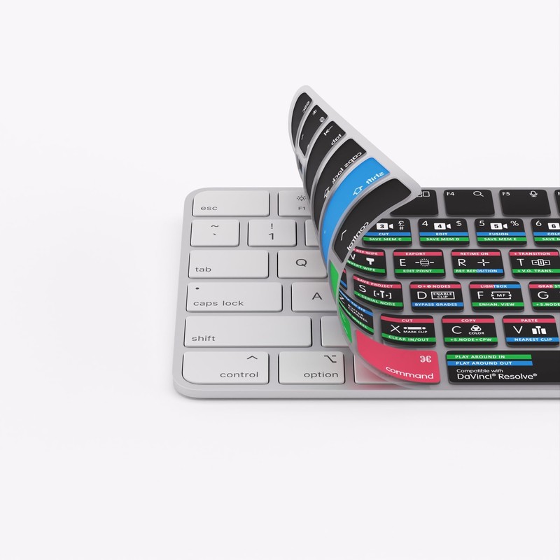 Keyboard Cover for Davinci Resolve - Compatible with Apple Magic