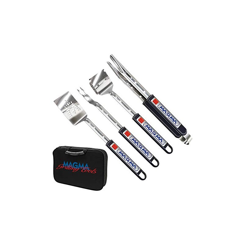Magma A10-132T Telescoping Grill Tools Set (5-Piece) – Marine Grade