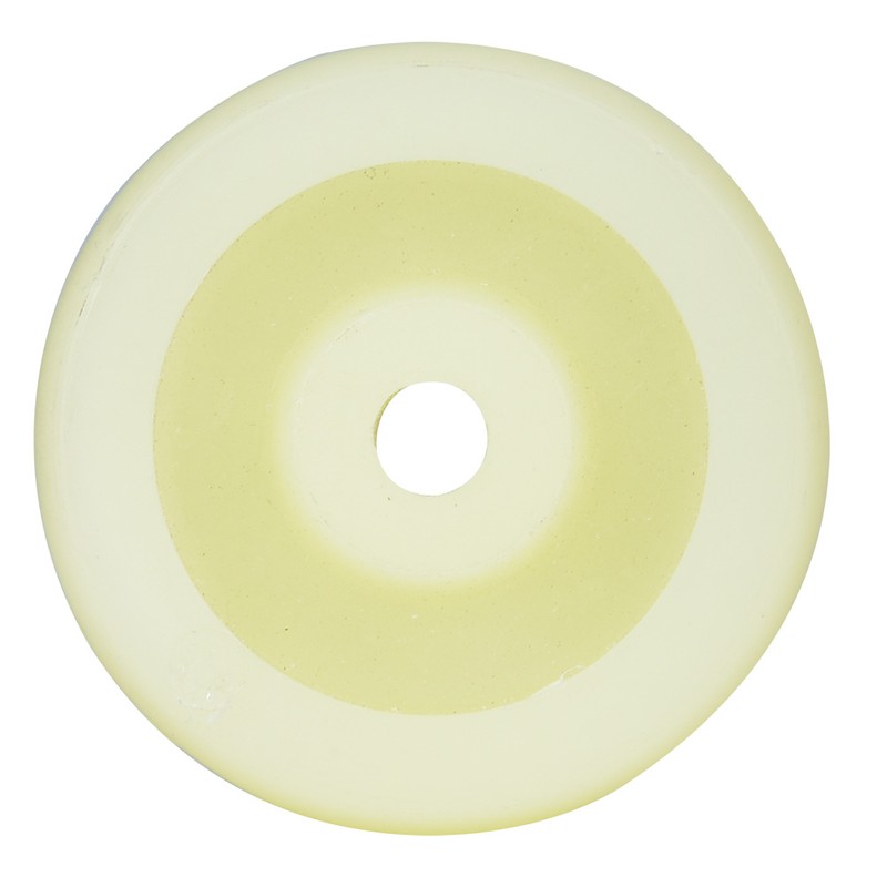 10pcs White Nylon Wheel 2.5 Inches Nylon Round Pulley Caster