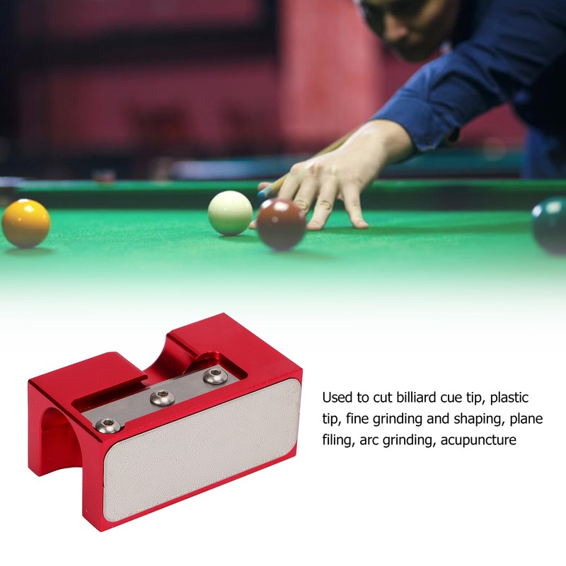 Cue Tip Trimmer Shaper Multifunction Aluminum Stainless Steel Cue Tip