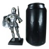 Suit Of Armor Medieval Knight Guard With Broad Shield and