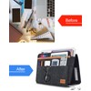 ERKOON Bedside Storage Pocket, Felt Bedside Caddy Thicker Bed Sofa