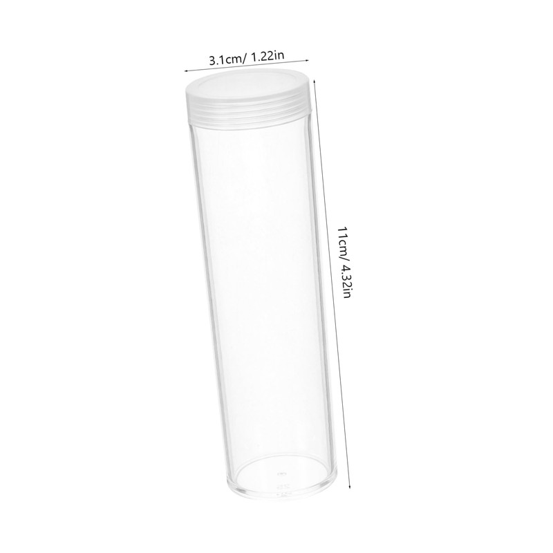 Operitacx 6 Pack Storage Tubes Holder Storage Case Storage Tube