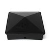 Plastic Pyramid 4x4 True(100 mm) Fence Post (16, Black)