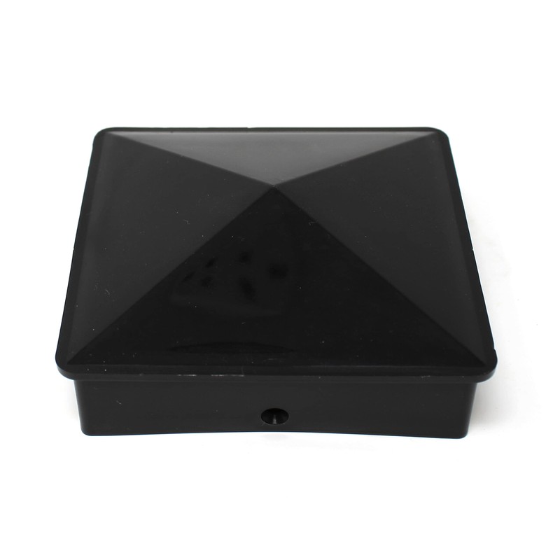 Plastic Pyramid 4x4 True(100 mm) Fence Post (16, Black)