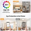 NIORSUN 7 Inch LED Ceiling Lights,5CCT Lighting Options Dimmable Flush