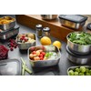 GEFU Provido Food Storage Container, 400 ml, Square, Storage Container,