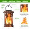 KOOPER Taller Solar Lanterns Outdoor Waterproof Hanging Solar Lantern Lights,