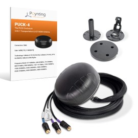 Poynting Puck-4 3-in-1 Transportation & M2M/IOT Antenna | 5G | 4G LTE | 2X2 MIMO | GPS/GLONASS | 617-4200 MHz