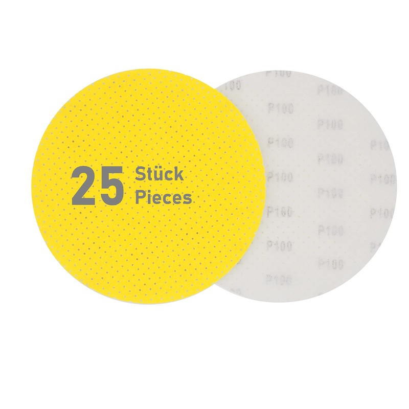 BOXTEC Velcro Sandpaper (Perforated) D225 with Pack of 25 for
