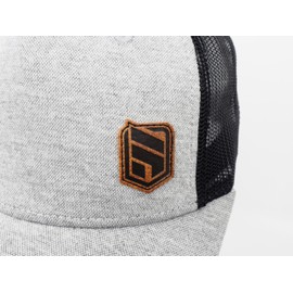 SABBOT Ezra Men's Snapback Cap, Women's Baseball Cap, Outdoor Cap, Cap with Cotton and Elastane, Cap, Modern Design, Adjustable, Breathable Mesh, Mid-Grey