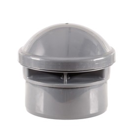 ScarMaxx - Pipe aerator DN 110 - membrane exhaust valve for sewers - ventilation valve - robust plastic - efficient pressure regulation in wastewater systems