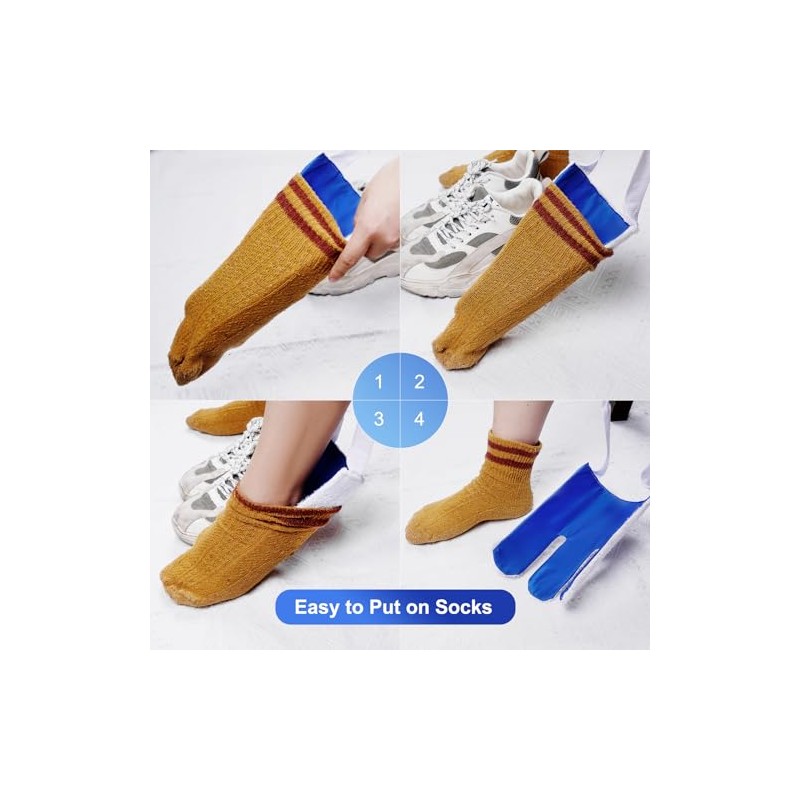 Sock Aid,Sock Aids for Putting on Socks,Sock Assistant Device No
